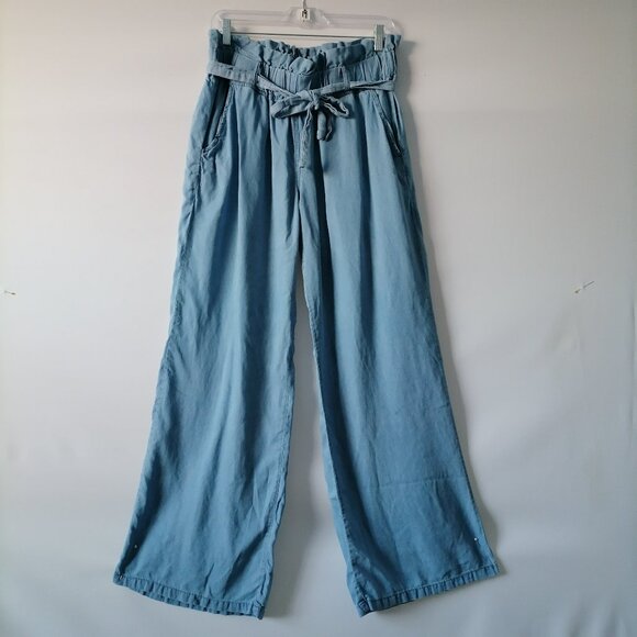 Thread & Supply Blue Wide Leg Pants - Picture 1 of 7